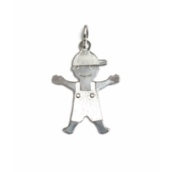 COLGANTE DE PLATA NIÑO LASER