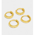 Aro liso de plata 12 mm