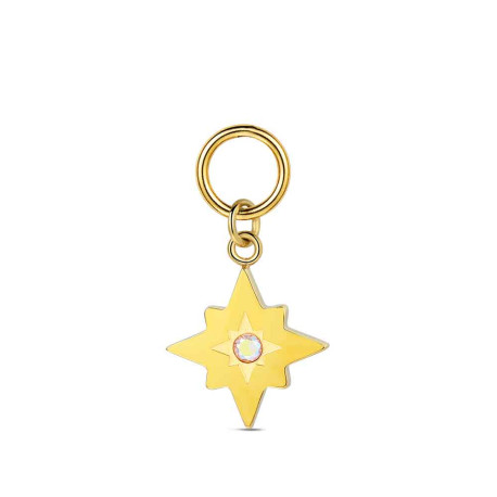 CHARM DE ACERO INOXIDABLE ESTRELLA POLAR