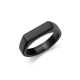 ANILLO ACERO IP NEGRO SELLO SR FASHION
