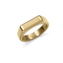 ANILLO ACERO IP DORADO SEÑOR SR fASHION