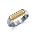 ANILLO ACERO IP DORADO SELLO SR FASHION