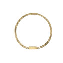 COLLAR ACERO IP DORADO PLACA FASHION