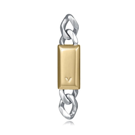 PENDIENTE ACERO E IP DORADO PLACA SR FASHION