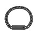 PULSERA ACERO IP NEGRO PLACA SR FASHION