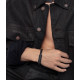 PULSERA ACERO IP NEGRO PLACA SR FASHION