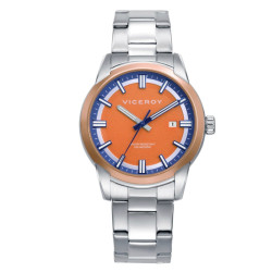 RELOJ VICEROY CABALLERO ACERO IP ROSA
