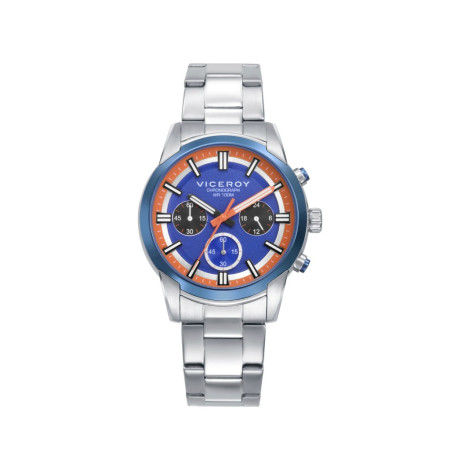 RELOJ VICEROY CABALLERO ACERO IP AZUL