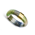ANILLO ACERO IP DORADO TUBOGAS CORD SRA FASHION