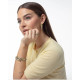 ANILLO ACERO IP DORADO TUBOGAS CORD SRA FASHION