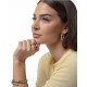 ANILLO ACERO IP DORADO TUBOGAS CORD SRA FASHION