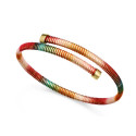 PULSERA ACERO IP DORADO TUBOGAS CORDON SRA 