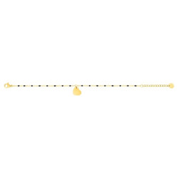PULSERA DE ACERO COLGANTE CORAZON