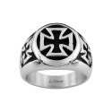 ANILLO DE ACERO CABALLERO 